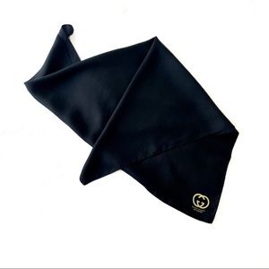 Gucci Guilty Intense Black Silk Scarf - new and versatile!
